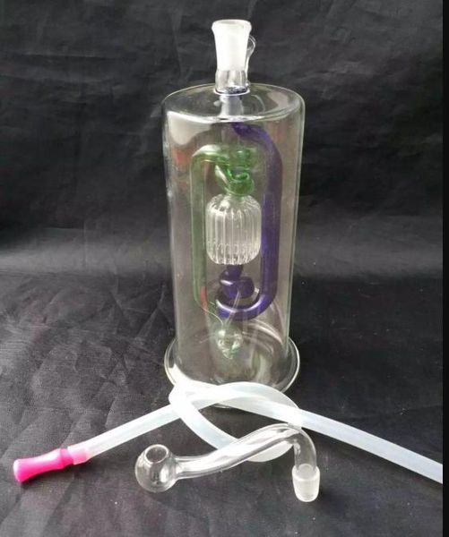 Lanterne rotanti meduse bong in vetro accessori, pipe in vetro colorato mini multi-colori Hand Pipes Best Spoon glas