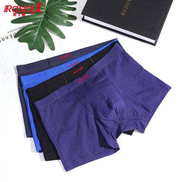 

elasticity pure cotton leveling feet knicker men's boxer shorts, Black;white