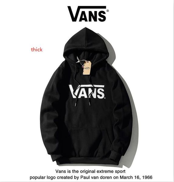 

vanses couple designer thick hoodie men brand hoodies street hip hop printing comfortable clothing outdoor leisure preston 5244, Black