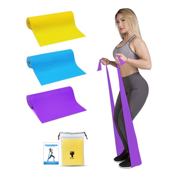

yoga belt resistance bands sports pilates expander home fitness stretching training pull rope gym workout equipments