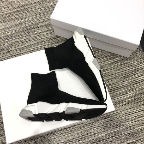 

new designer platform women/men casual shoes black leather ankle flat bottom post