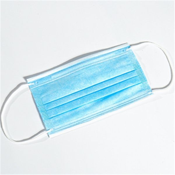 

dhl ship mouth hood mask blue color non woven dust earloops face masks 2jou