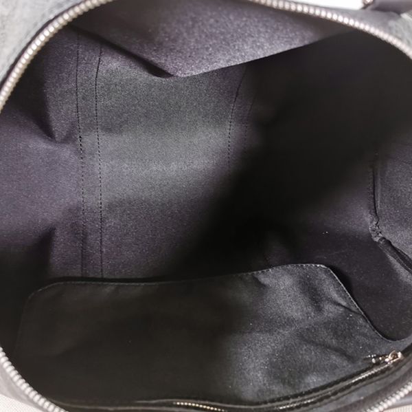 

classic 55cm duffel tote luggage weekend bag carry-on bag black luxury overnight travel 50cm hlmww, Red;black