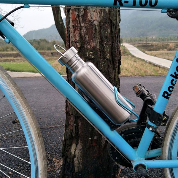 

cycling stainless steel water bottle camping bicycle outdoor sports travel tools