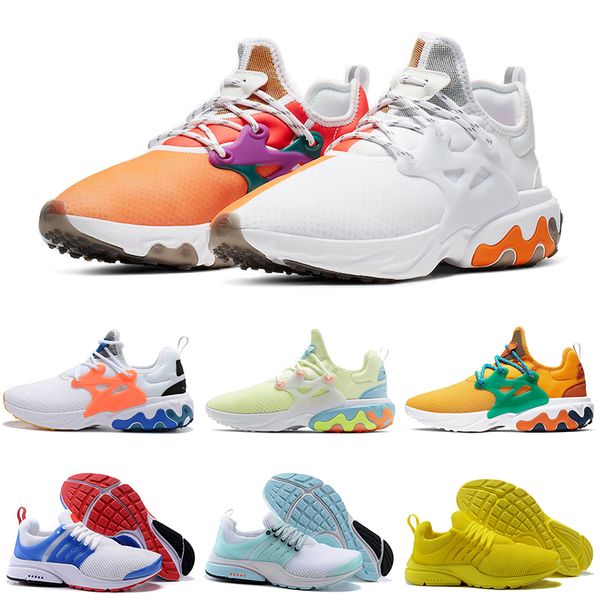

presto react running shoes men women breakfast dharma triple white black yellow teal tint psychedelic lava mens trainers sports sneakers