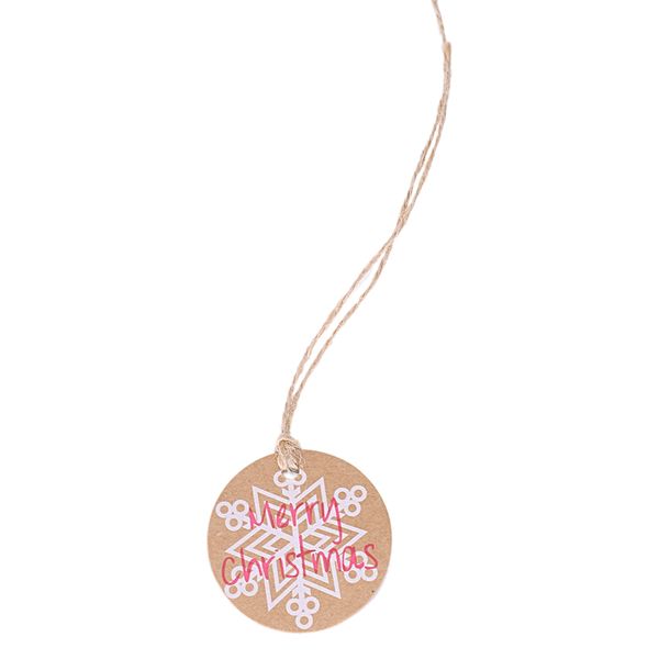 

brown rectangle christmas gift tags pack of 50pcs