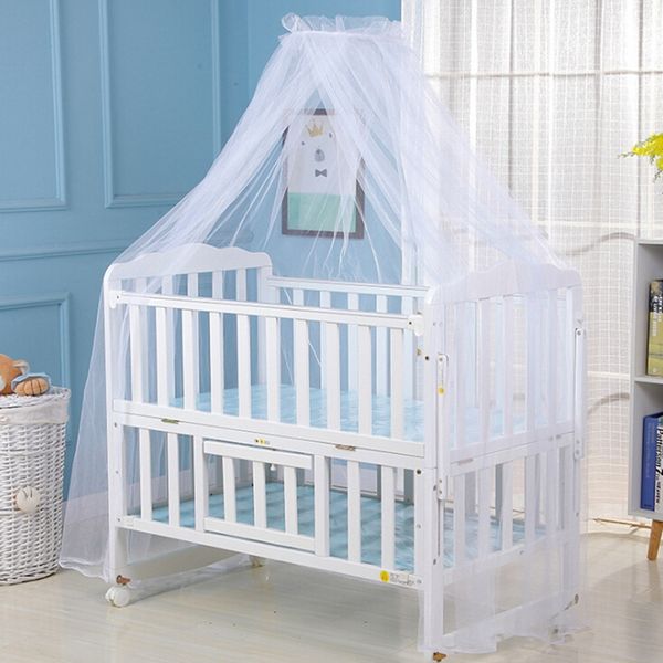 

new baby mosquito net summer cradle net baby mosquito canopy round bed foldable cover for crib 2020