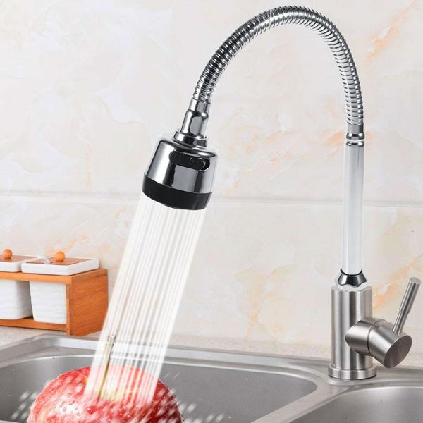 2020 Swivel Spout Kitchen Sink Faucet Pipe Fittings Single Handle