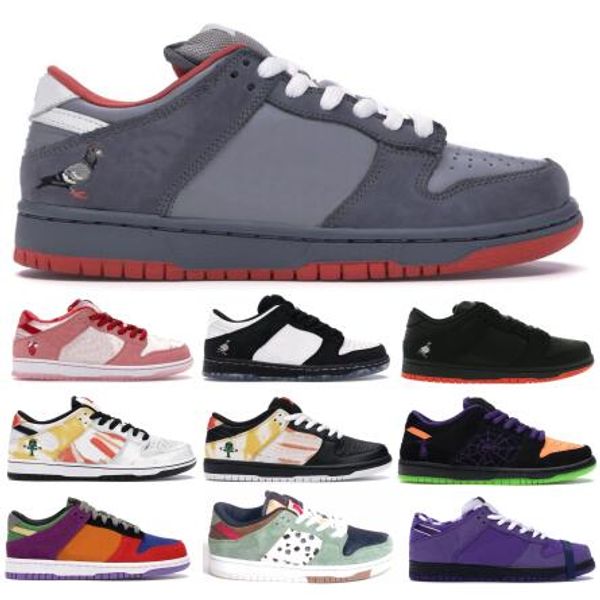 

2020 новые поступления SB Dunk дизайнерская обувь Штапель Нью-Йорк Голубь мода женщины низкий топ кроссовки Raygun галстук-краситель мужские кроссовки тренеры