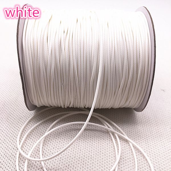 

10m dia 1.0 /1.5mm waxed cotton cord waxed thread cord string strap necklace rope bead for jewelry making diy bracelet, Blue;slivery