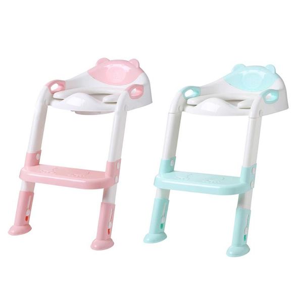 

Baby Potty Seat Children Training Safety Toilet Seat with Adjustable Ladder