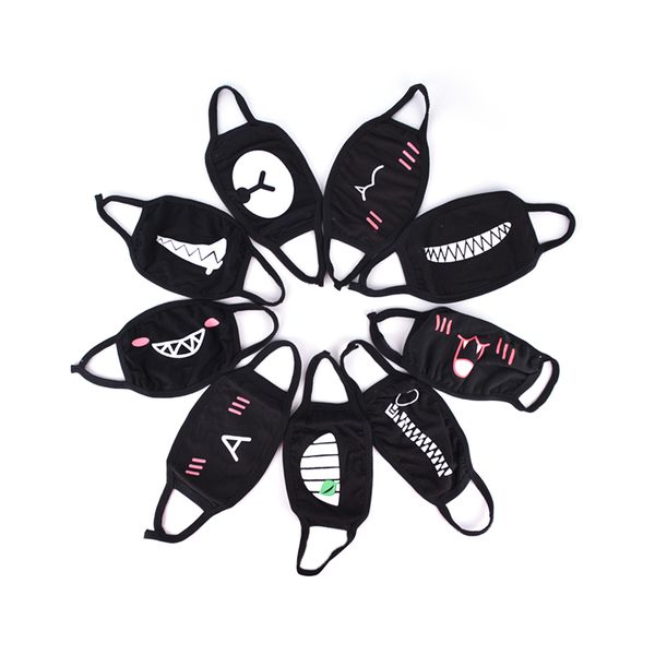 

1pcs women men muffle face mouth masks anime cartoon kpop lucky bear cotton dustproof mouth face mask