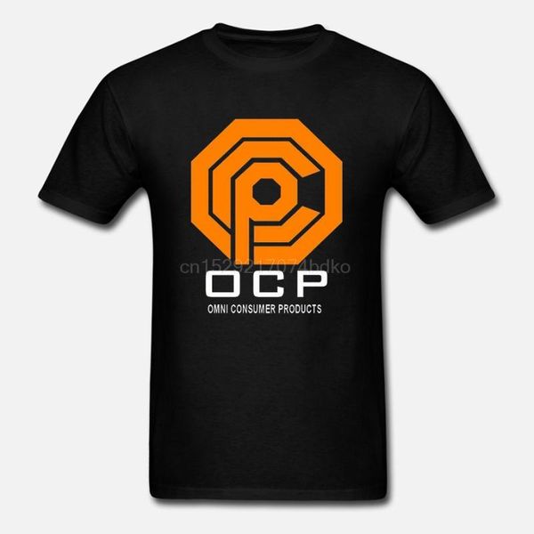 

omni consumer products ocp by robocop 80s movie t-shirt, White;black