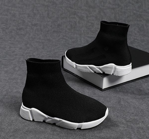 

2019 новый arrivlas дизайнеры мода luxurys для женщин мужчин тренер speed ​​off красный тройной черный плоский повседневный носки ботинок му, Black