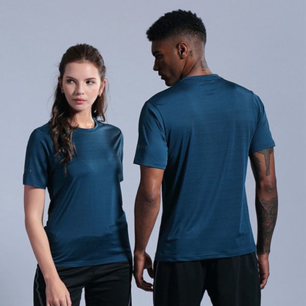 

running t shirts men women designer quick dry homme slim fit jogging t-shirt sport fitness gym muscle men shirt, Black;blue
