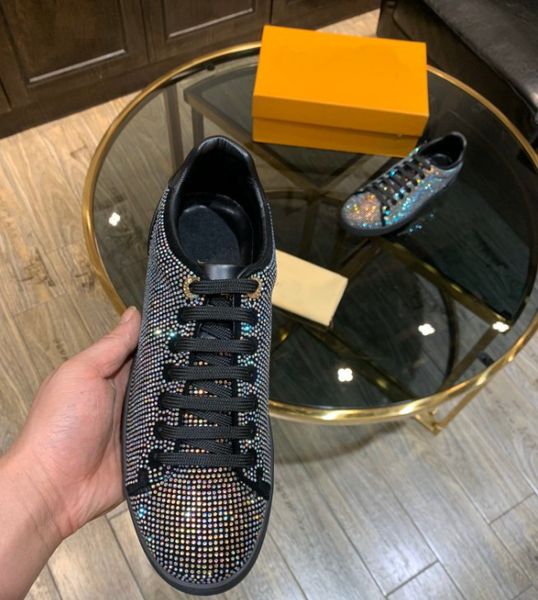 

ll 2020 trump card brand mens casual shoes genuine leather triple white black trainer men fashion leisure sneaker 38-44