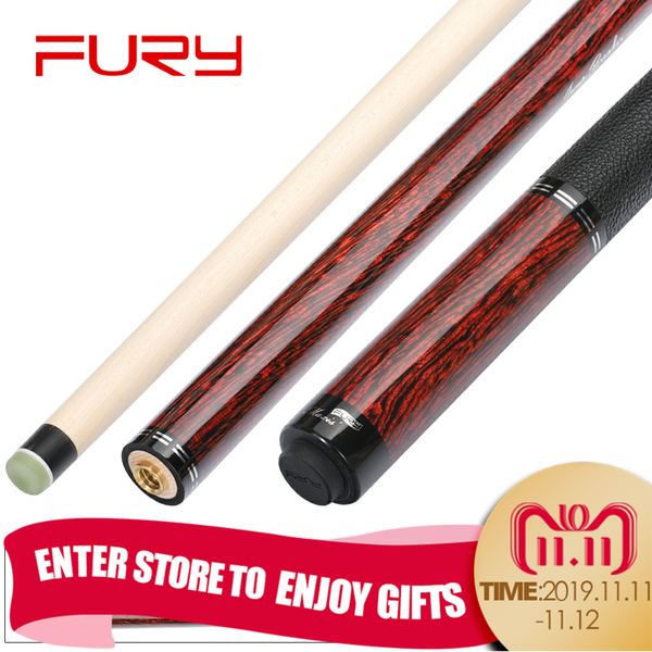 

fury jbc series billiard 3 pieces punch&jump cue stick 13mm tip g10 tip zrb shaft pu wrap professional billar break& jump cue