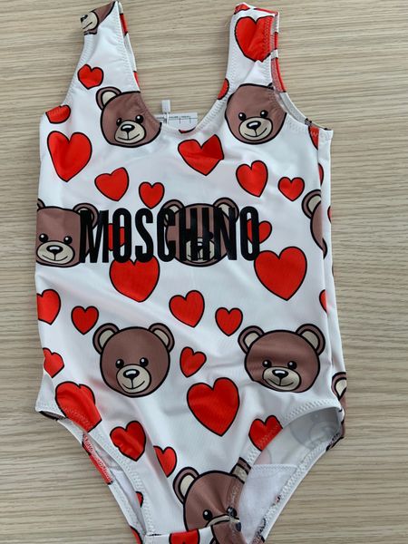 

милый купальник медведь для детей плавать одежду для девочки onesie