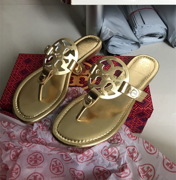 

2019 new lide europe and u andal brand hoe women 039 channel andal genuine leather flip flop women lipper tory