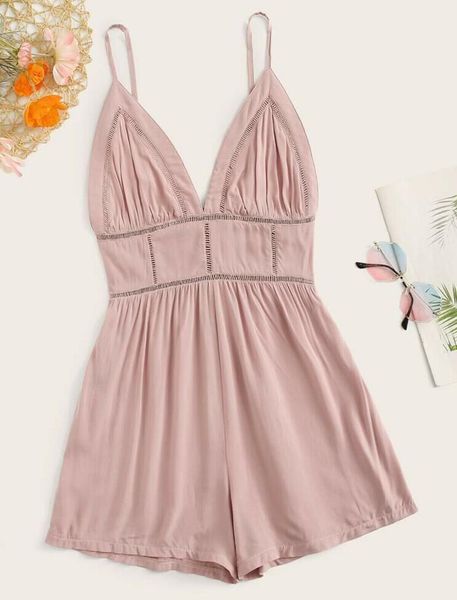 

2019 summer women jumpsuit clothes short playsuit ladies solid sweet high waist casual sleeveless jumpsuit shorts, Black;white