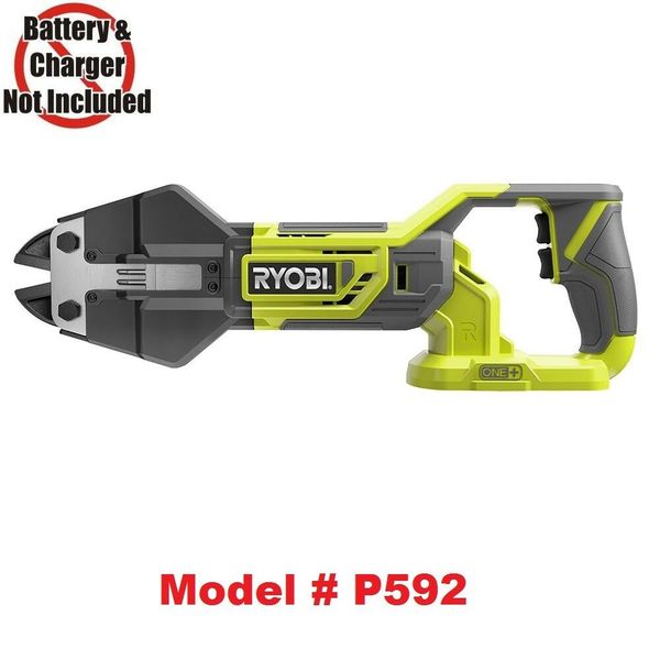 

Ryobi P592 18 В, 18 В, ONE + болторезы, до 3/8 дюйма, без зарядного устройства