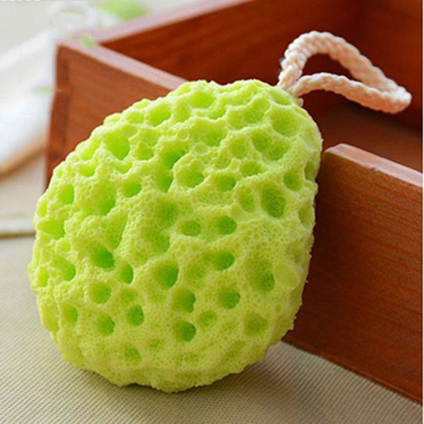 

1pc honeycomb shape newborn baby kids bath sponge brushes massage baby shower exfoliating body face cleaning scrubber