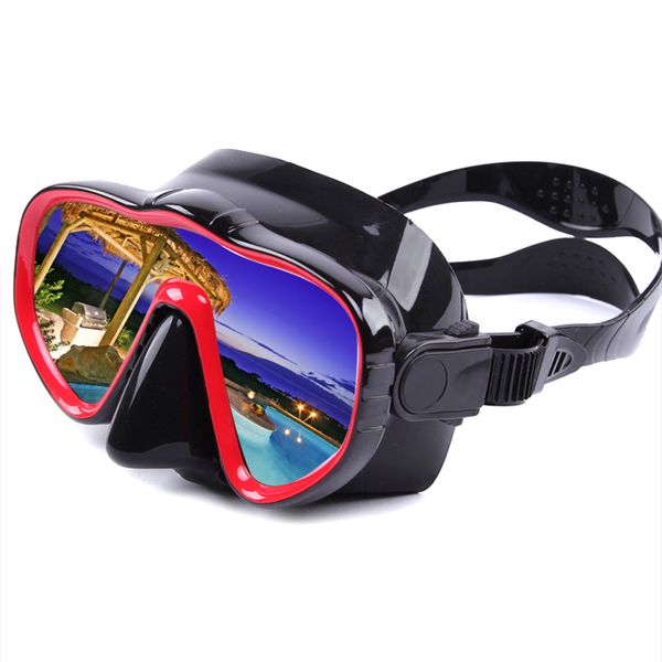 

newly swimming goggles crystal clear wide view diving glasses snorkel mask bn99
