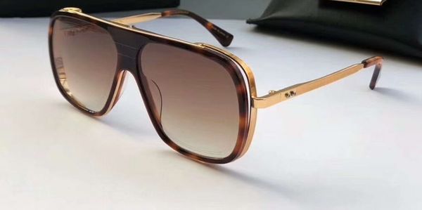 

mens fashion gold pilot glasses brown gradient sunglasses box endurance glasses new sunglasses with 60mm square gwlrv, White;black