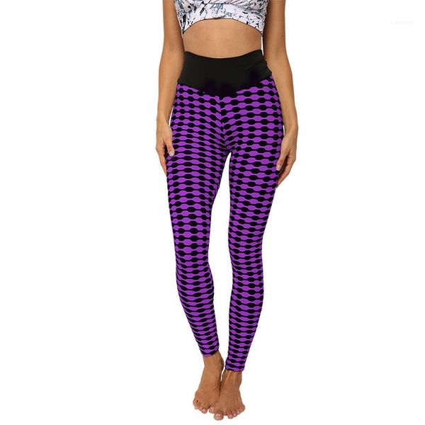 

skinny ladies fashion leggings high waist active plaid designer female pants comfortable breathable casual womens clothing sexy, Black