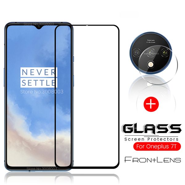 

cases2012 cases2012 2-в-1 стекло камеры + протектор экрана закаленное стекло для oneplus 7t защитное на one plus 7 t t7 защитное стекло