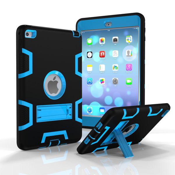 

Heavy duty hockproof kick tand hybrid robot ca e cover for ipad mini pro 9 7 pro 10 5 ipad 9 7 2018 2 3 4 air 1 air 2