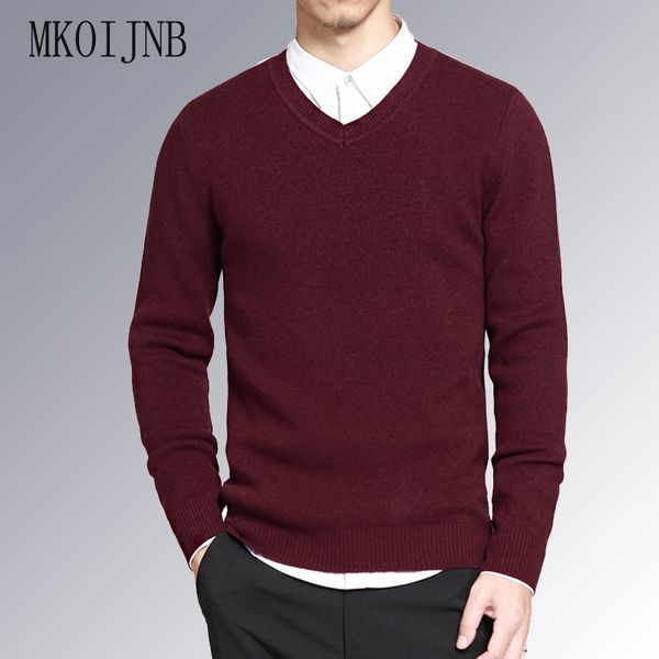 

sweater men casual v-neck pullover men spring autumn slim fit long sleeve shirt mens sweaters knitted cashmere wool pull homme, White;black