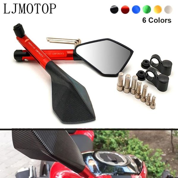 

universal cnc motorcycle rearview mirror moto side mirrors for sfv650 sv650 tl1000s 600 katana 750 katana b-king gsxs1000