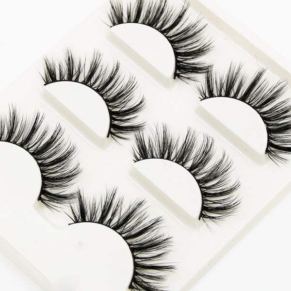 

false eyelashes yokpn 0.07 soft natural cross curly thick makeup 3d multi-layered eyelash extension
