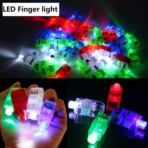 2019 Led Finger Lights Glowing Dazzle Colour Laser Emitting Lamps