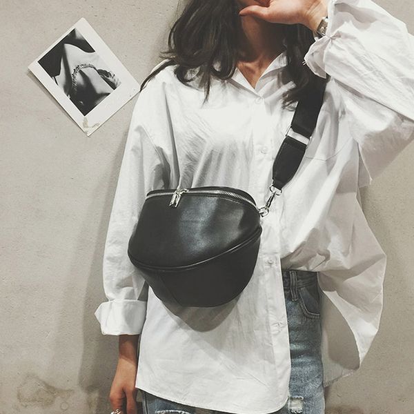 

bags for women fashion black shell leather messenger shoulder chest bags luxury handbags women bag designer zipper beach bagl20