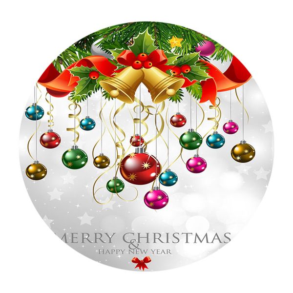 

round christmas table cover cloth for 120cm kitchen tables