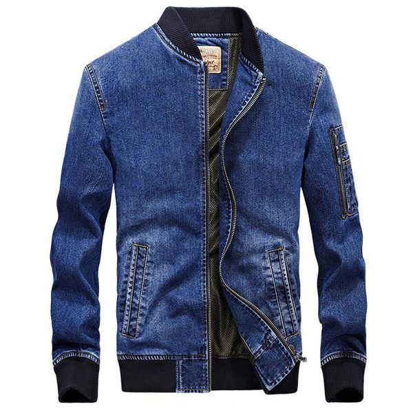 

men jeans jacket brand new fashion bomber denim jackets mens casual cowboy embroidered 4xl coat streetwear male clothes chaqueta, Black;brown