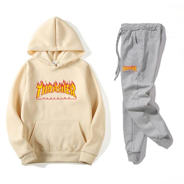 

new fashion emboitement men tracksuit face women goose casual sport suit jacket hoodie pants sweatshirt and pant suit hoodie set sweatsuit, Gray