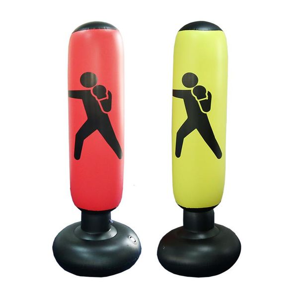 

inflatable boxing bag pvc thickening boxing pillar tumbler fight column punching bag heavy tower fitness accessories adults