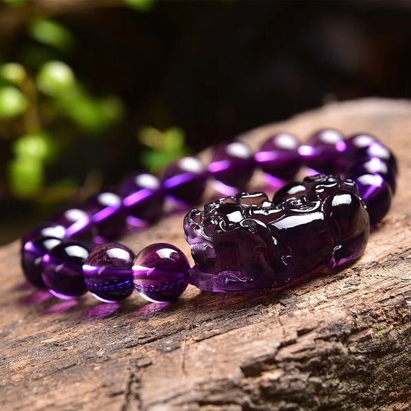 

amethyst brave troops bracelets for women luxury fashion bracelets holiday lucky gifts bring about happiness and safeness, Black