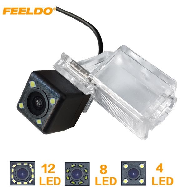 

feeldo car rear view camera with 4/8/12led for geely emgrand ec718/ec715 reverse parking backup camera #hq4692