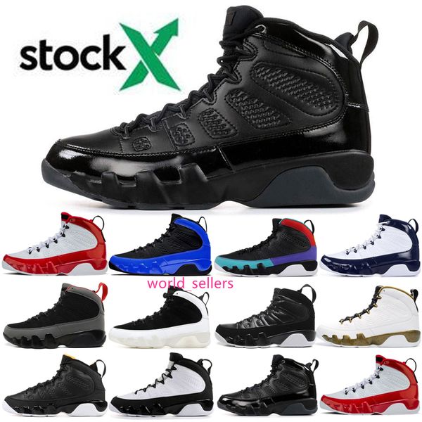 

stock x 9 9s men basketball shoes bred gym red black bue dream it do it mens designer trainers sports shoes sneakers 40-47