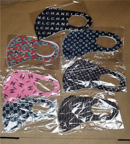 

spring summer luxurys face mask washable breathable face mask sunproof dustproof cycling sports mouth cover for men women dhl e4301