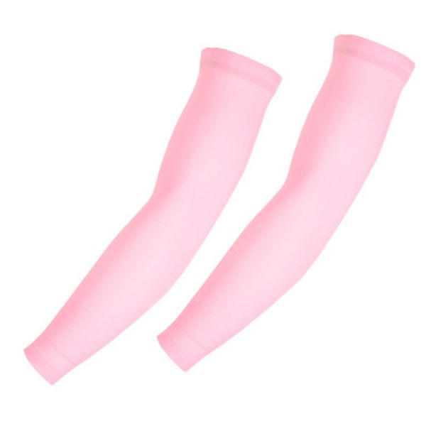 

breathable running arm sleeves cycling outfit sleeves for arm solid women sun bicycle volleyball warmers, Black