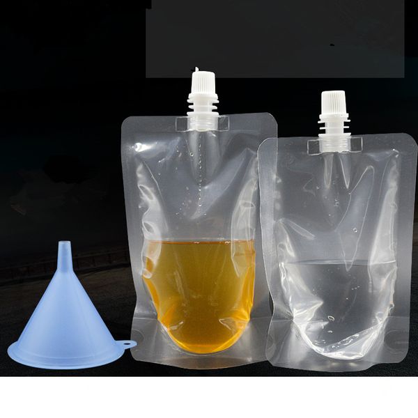 

сосать в рот мешок stand вверх пластиковые напитки упакованные мешки 200ml 250ml 300ml 380ml сок молоко жидкий кофе универсальный 300pcs