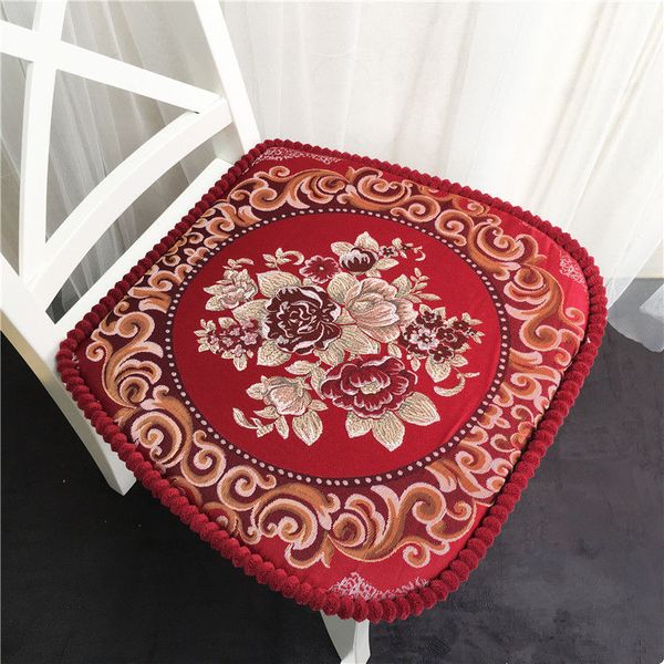 

rectangle chair cushion dining seat pad for home floral decorative chair pillow living room stool coussin study pillow