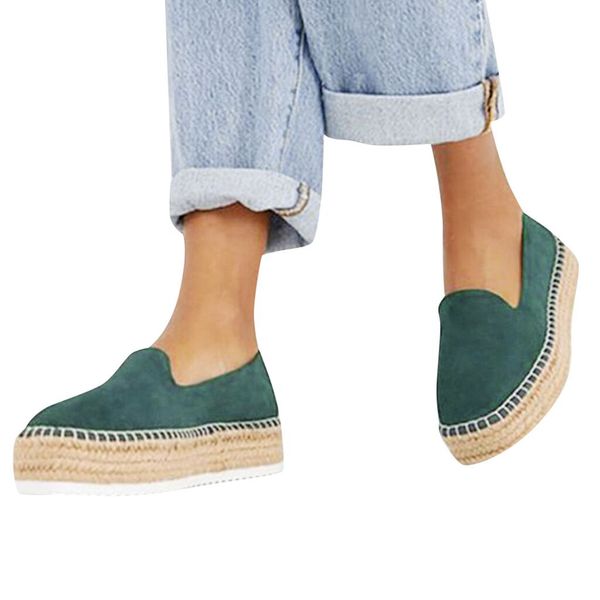 

flats shoes for women autumn summer thick casual sneakers breathable weaving flat single shoes slip on loafers zapatos mujer, Black