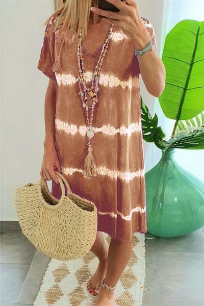 

women v-neck t shirt dress summer short sleeve midi dress plus size party dress casual mini dresses loose linen tunic dresses 2020, Black;gray