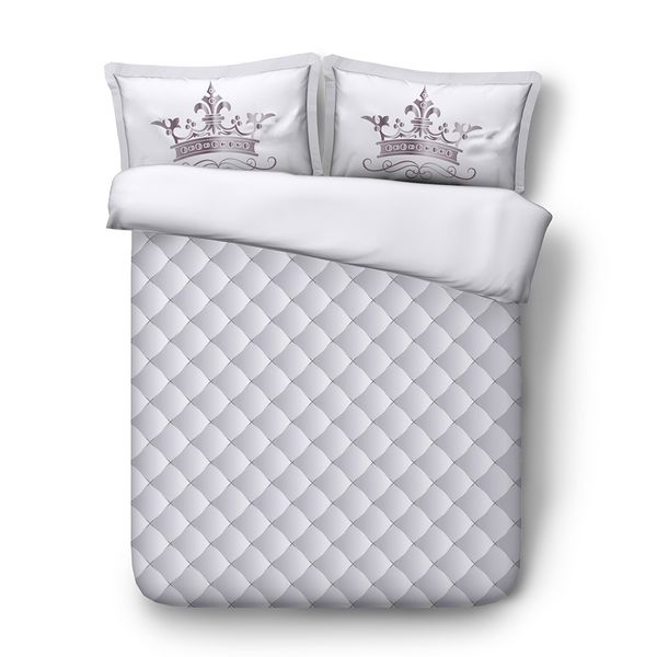 Geometric Diamond Duvet Cover Plaid Comforter Quilt Cover Bedding